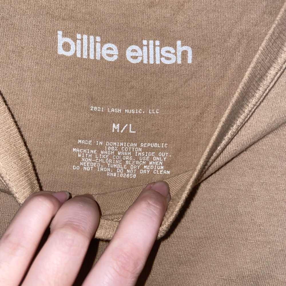 Billie Eilish Graphic T-Shirt oversize M/L - Picture 4 of 5